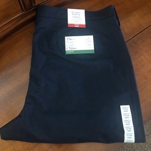 NWT Croft & Barrow Navy men’s pants size 42x32